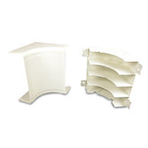 Legrand - Wiremold 5417FO 5400 Series Nonmetallic Raceway™ Fittings Bend Radius Full Capacity Internal Elbow